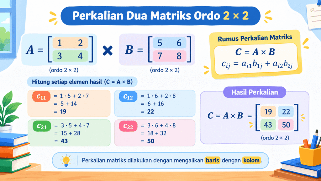 Operasi Matriks: Penjumlahan, Perkalian, dan Transpose